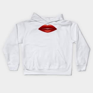 Red Lips Kids Hoodie